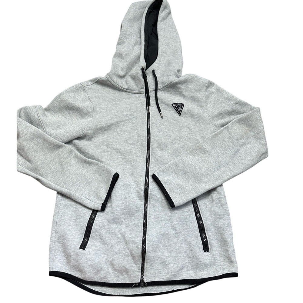 Men's Hollister Gray Zip-Up Jacket